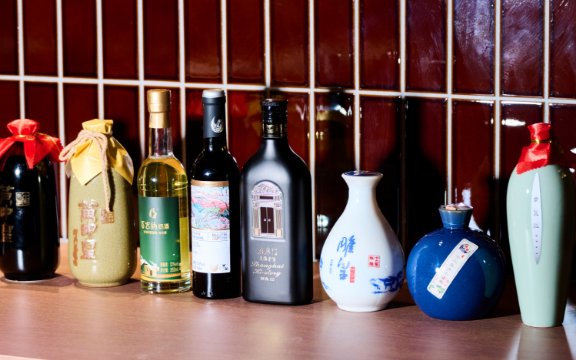 20種以上の紹興酒と豊富なドリンク
