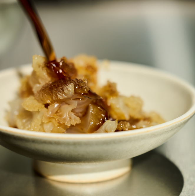 クラゲの醤油甘酢