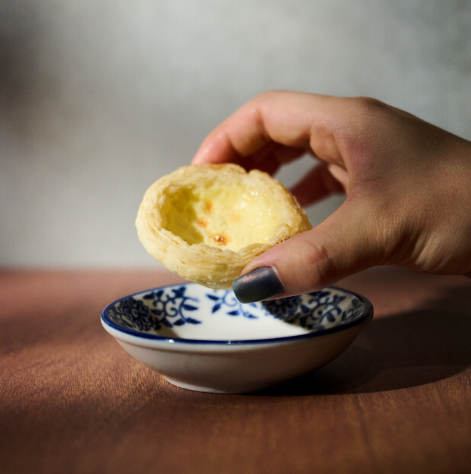 サクとろエッグタルト